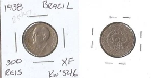 Brazil 300 reis 1938 Dr. Getulio Vargas - Picture 1 of 1