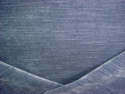 7-1/4Y Romo Kirkby K5058 Orion Dusty Aqua Faux Linen Velvet Upholstery Fabric - Image 1 of 4