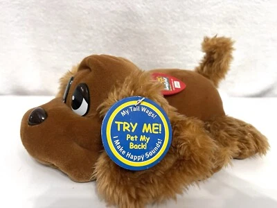 Libra Cachorro Marrón Oscuro Meneando Cola Ladridos Sonido Jakks Pacific 11" Perro H2 Nuevo con Etiquetas Foto 1 de 4