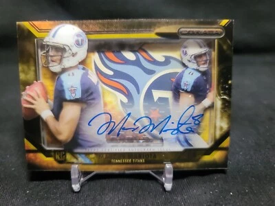 Marcus Mariota 2015 Topps Strata Rookie Auto /15 SP Titans, raiders, falcons - Image 1 of 4