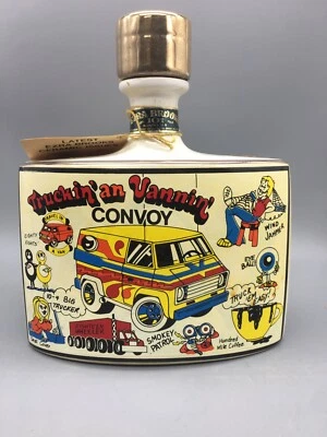 Ezra Brooks Truckin' an Vannin Convoy Decanter, DECANTER IS EMPTY - Image 1 of 4