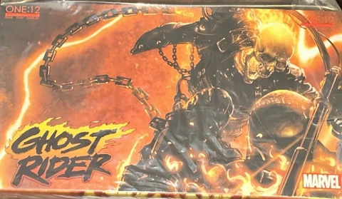 MEZCO Ghost Rider and Hell Cycle Marvel One:12 Collective NEW Cover