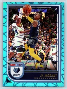 Ja Morant 2022 Hoops  #133 Teal Explosion Holo Memphis Grizzlies - Foto 1 di 2