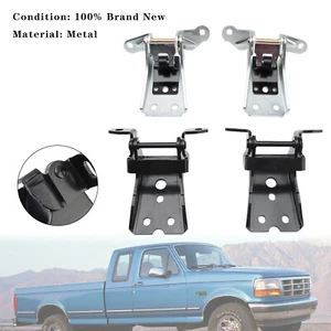 4x Front Upper Lower Door Hinge Pour Pourd F150 F-250 F-350 Mercury 1980-1997 - Picture 1 of 13