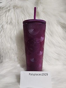 Neu Spring Release 2024 Starbucks Metallic Magenta Cold Cup 24 oz - Bild 1 von 6