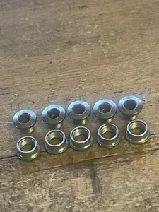 Vintage Kettenblattschrauben 8,5 mm Schraubenlänge 5,9 Mutter Single Speed 80er Sugino - Bild 1 von 14