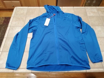 Merrill Men's Geotex Full Hoody Zip Windbreaker Blue Size Medium NWT - Image 1 of 4