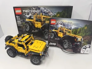 LEGO Technic 42122 Jeep Wrangler Rubicon Yellow Complete w/ Manual & Good Box - Picture 1 of 8