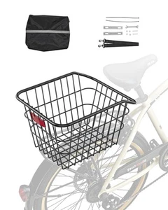 VEVOR Fahrradkorb hinten Gepäckträgerkorb Hinterradkorb Abdeckung 375x290x250mm - Bild 1 von 12