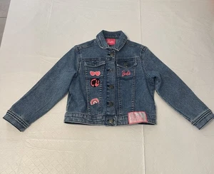 Barbie Chaqueta Denim Niñas Jóvenes 7 Parches Bordados Fuertes Niñas Hacer Olas - Imagen 1 de 19
