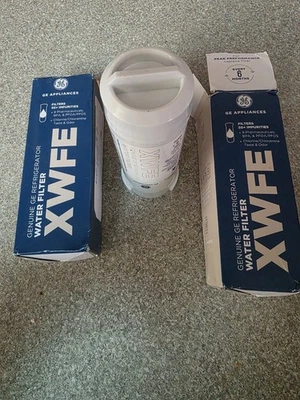 2 Genuin GE Refrigerator  Water Filter  XWFE / No Chip - Image 1 of 4