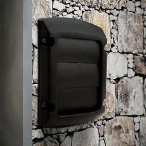 (2)-Dundas Jafine ProVent 4 In. Black Louvered Exhaust Replacement Vent Cap - Picture 1 of 1