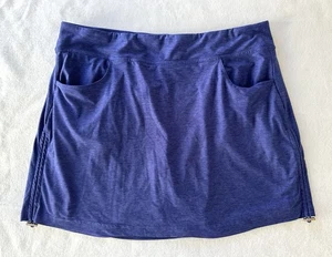 PGA Tour Golf Tennis Pickleball Skort Skirt Sz Medium M Purple Athletic Pockets - Picture 1 of 6