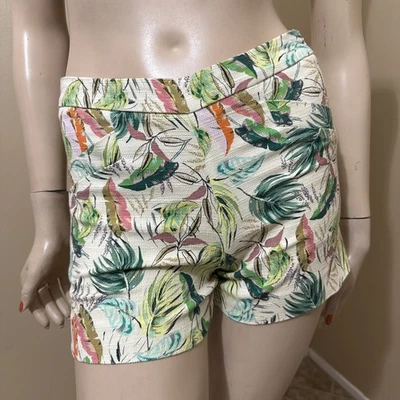 Pantalones Cortos Niña Beige Floral Algodón Informales Verano Cintura Elástica Abierta Talla 11-12 Foto 1 de 4