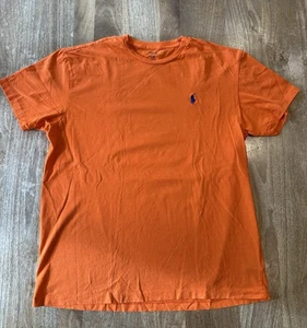 Polo Ralph Lauren Herren Kurzarm T-Shirt mit Rundhalsausschnitt in Orange Gr. M - Bild 1 von 3