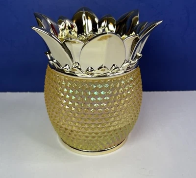 Bath & Body Works Iridescent Pineapple Foaming Gel Soap Decorative Holder SD337 - Image 1 of 4