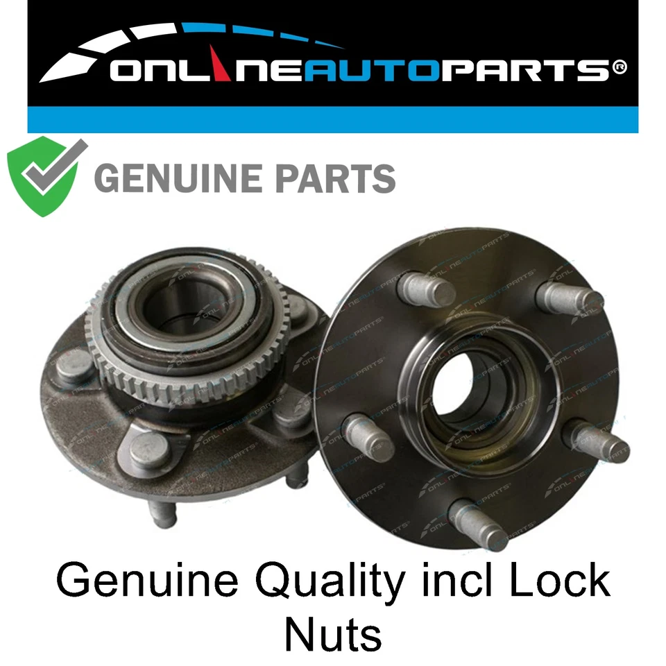 2x Front Wheel Bearing Hub + Nut Kit for AU BA BF XR XT XL RTV XLS SR XR6 XR8 - Image 1 of 4