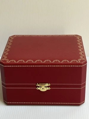 CARTIER ORIGINAL DE CUERO GENUINO ¡¡VACÍO!! CAJA RELOJ COWA 0043 ¡LEER!! Foto 1 de 4