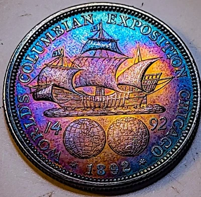 * 1892-P * SUPERB+ GEM BU MS COLUMBIAN COMMEMORATIVE HALF-DOLLAR * 219 - Image 1 of 2