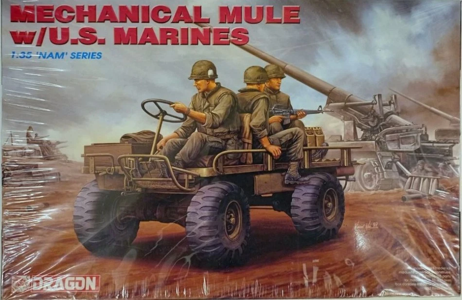 DRAGON D3317 MECHANICAL MULE W/U.S.MARINES KIT 1:35 Modellino - Immagine 1 di 1