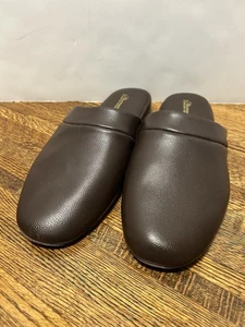 Herren Vermont Country Store Größe 13W Braun Leder Hausschuhe - Bild 1 von 10