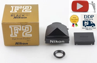 SUPER RARE! [UNUSED Boxed] Nikon DE-1 Eye Level Finder Black for F2 From JAPAN - Image 1 of 4