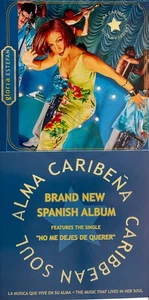 ALMA CARIBENA SPANISCHE SEELE Album Cover Promo 12x24 flaches doppelseitiges Poster - Bild 1 von 5