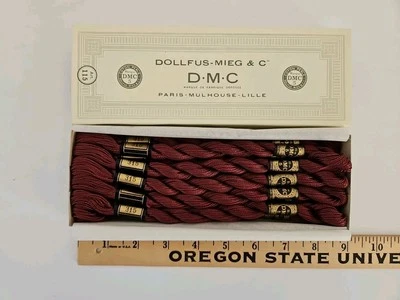 DMC Pearl Cotton (Coton Perle) Size 5 Color #315 ANTIQUE MAUVE Box of 11 Skeins  - Image 1 of 4