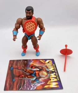 HOLOGRÁFICO figura de acción Mattel Masters of the Universe Origins Sun-Man completa - Imagen 1 de 4