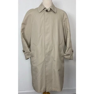 VTG Eddie Bauer USA Union Made goose down removable liner trench coat 40R - Picture 1 of 9