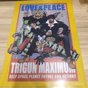 Trigun Double Sided Clear File Vash The Stampede Wolfwood Meryl Stryfe Milly - Foto 1 di 4