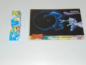Pokemon Cards Mewtwo Strikes Back Psychic Showdown Topps TCG Vintage 1999 - Picture 1 of 2