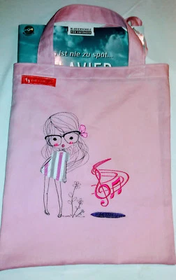 FINN & FINCHEN Notenheft-Tasche, Notenbuch-Tasche Musik-Tasche Klavierspieler Klavier Notenheft