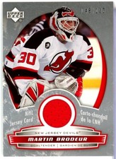 2006-07 McDonald's Upper Deck Jerseys #JMB Martin Brodeur JERSEY /100 - DEVILS