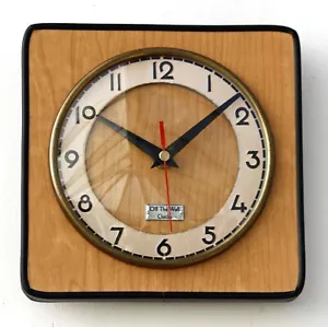 NEW 19cm Retro Style Wall Clock - Mid Century Style Vintage French Formica Gift - Picture 1 of 4