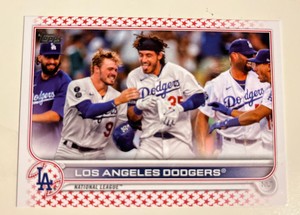 2022 Topps LA Dodgers Team Card #469 Independence Day /76
