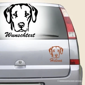Rhodesian Ridgeback Autoaufkleber Wunschtext 15cm Aufkleber Hundeaufkleber 0171 - Bild 1 von 2