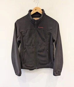 Quechua Ladies Fleece Jacket Size Medium Black Full Zip Pockets Polyester VGC - Picture 1 of 8