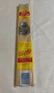Vintage Wooden Lee's Corn Cutter Creamer Original Wood Stainless Steel New - Picture 1 of 6