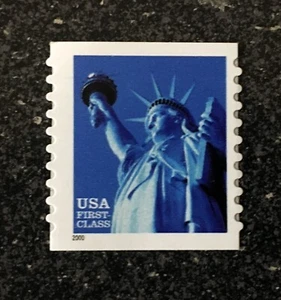 2000USA #3453 34c Statue of Liberty NDN - Single From Coil Mint lady - Picture 1 of 1