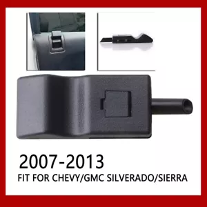 Perillas de bloqueo de puerta delanteras/traseras negras ébano para Chevy/GMC Silverado Sierra 2007-2013 - Imagen 1 de 6