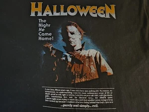  Camiseta Halloween Michael Myers La noche que vino a casa para hombre 2XL - Imagen 1 de 6