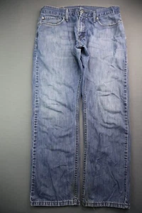 Pantalones de mezclilla para hombre Levi's 514 2011 ajustados rectos desgastados lavado medio talla 33x30 (Sr 33x28) - Imagen 1 de 12