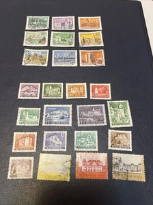 Hungary 1973-1987 Citi & Castles Palaces 25 Pcs Stamps, Cancelled - Picture 1 of 8