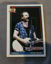 2016 Eddie Vedder Pearl Jam Chicago Wrigley Field Trading Baseball Card Topps H