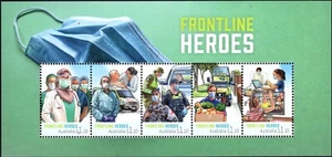 Mini hoja Australia Frontline Heroes 2021 como nueva nunca bisagras, limpia y fresca - Imagen 1 de 1