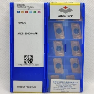 Herramientas de corte APKT160408-APM YB9320 ZCC hoja insertos de carburo originales 10 piezas - Imagen 1 de 6