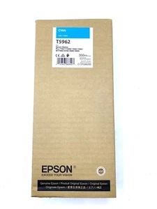 NEW EPSON T5962 CYAN Ink 350ml for Stylus Pro 7890/7900/9890/9900 - Picture 1 of 5