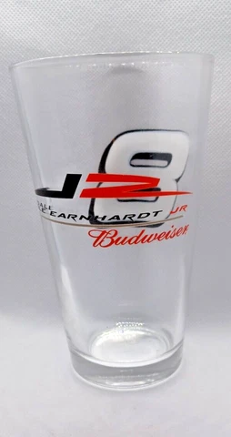 Dale Earnhardt Jr.  Budweiser Beer Glasses 3 NASCAR #8 Sports Memorabilia Racing Cover