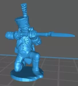 French 1808 Voltigeur, high uniform - Resin 28mm Minis - Picture 1 of 2